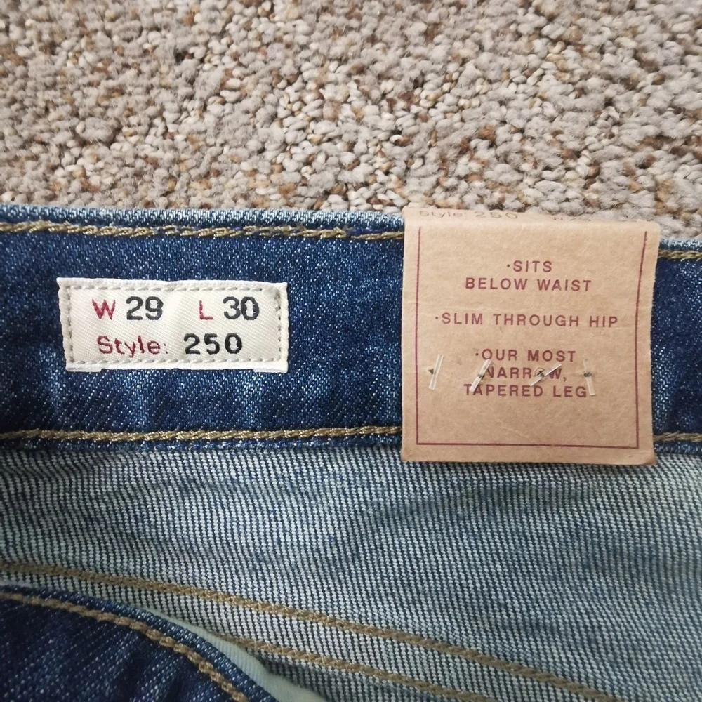 Men's J.CREW 250 Skinny Stretch on Demand Jeans | Color: Blue | Sz: 29W 30L‎
